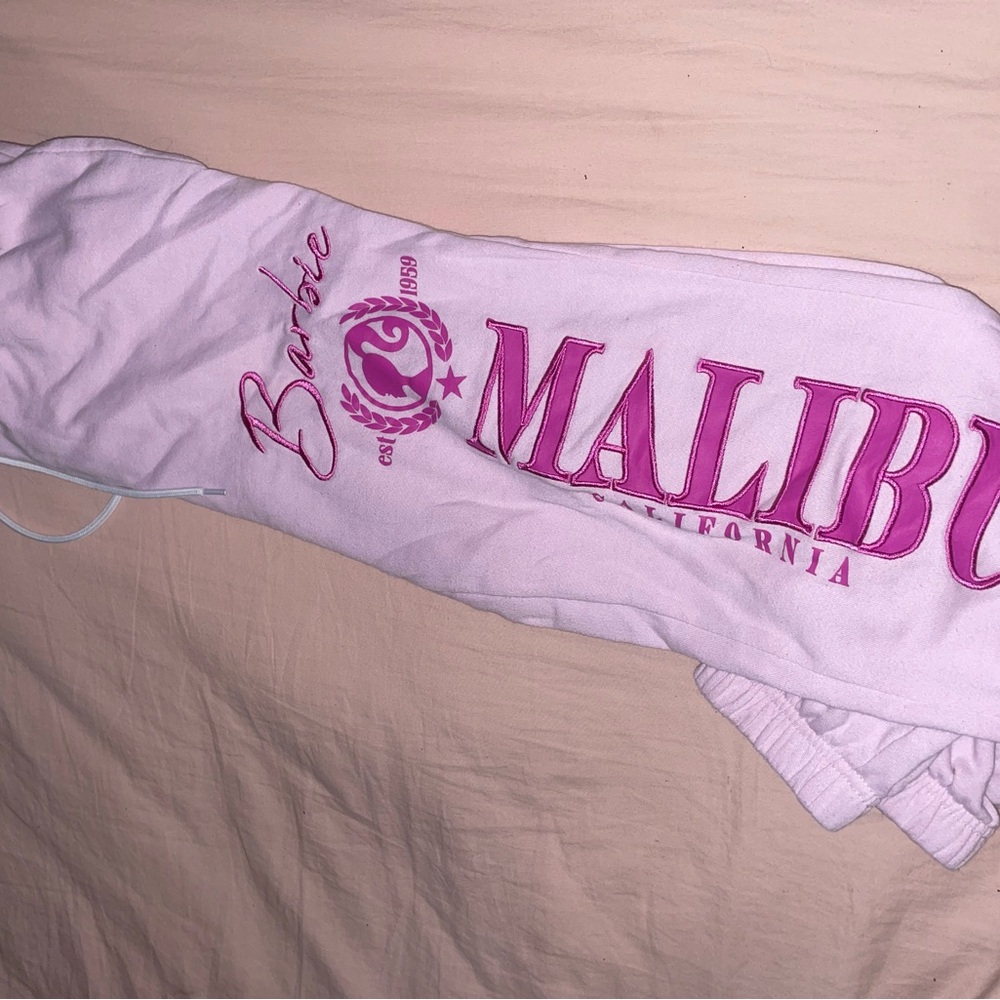 Pink Barbie Malibu Sweatpants
